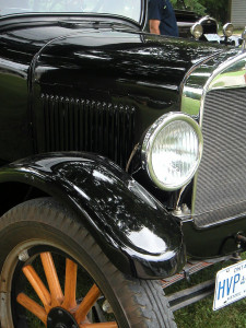 Black Antique Car
